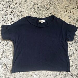 LOFT Deep Blue Knit Top